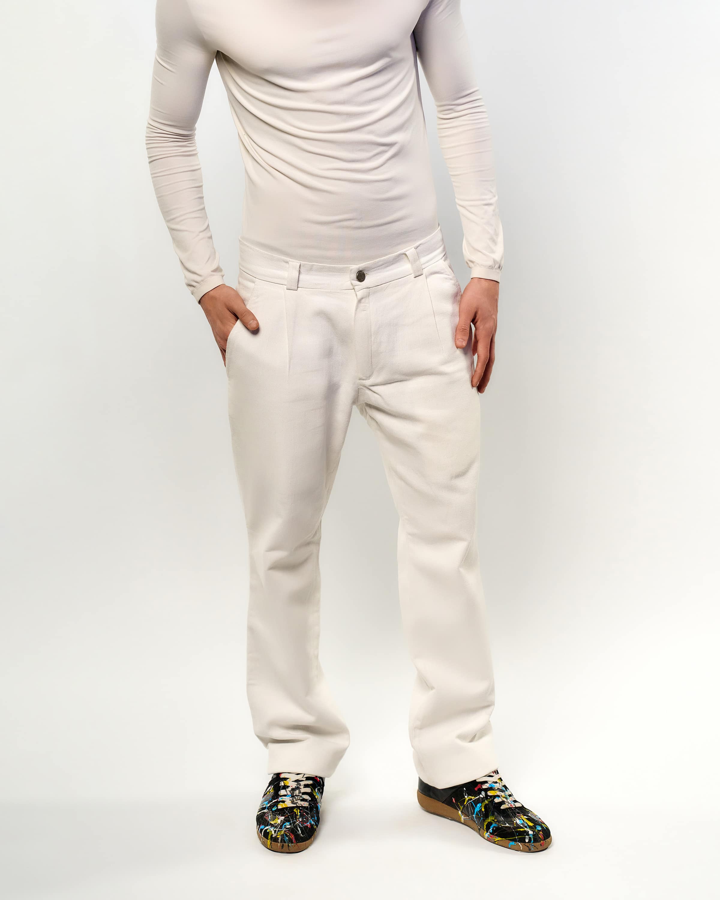RRC BASIC WHITE PANTS
