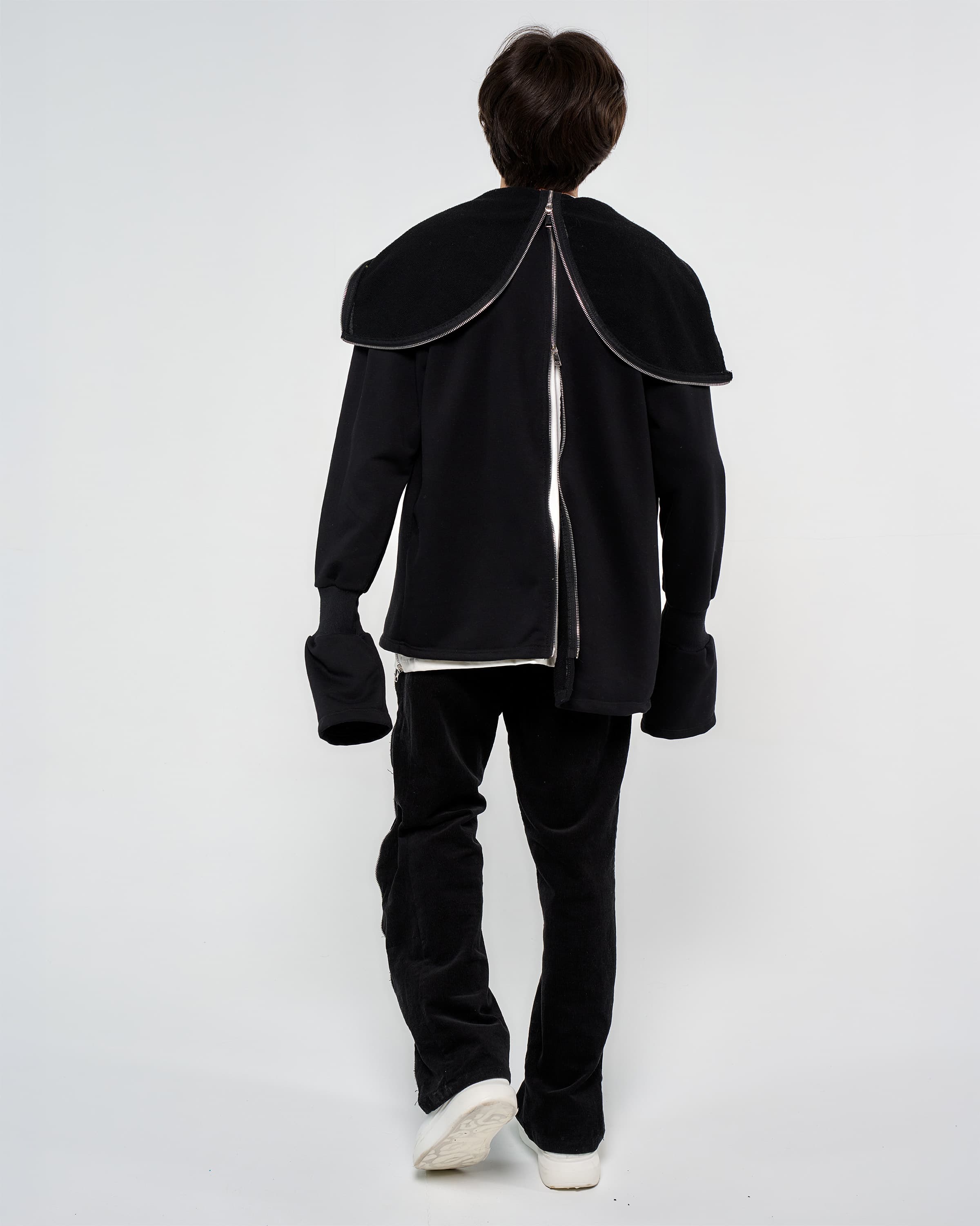 RRC ASYMMETRIC ZIP HOODIE