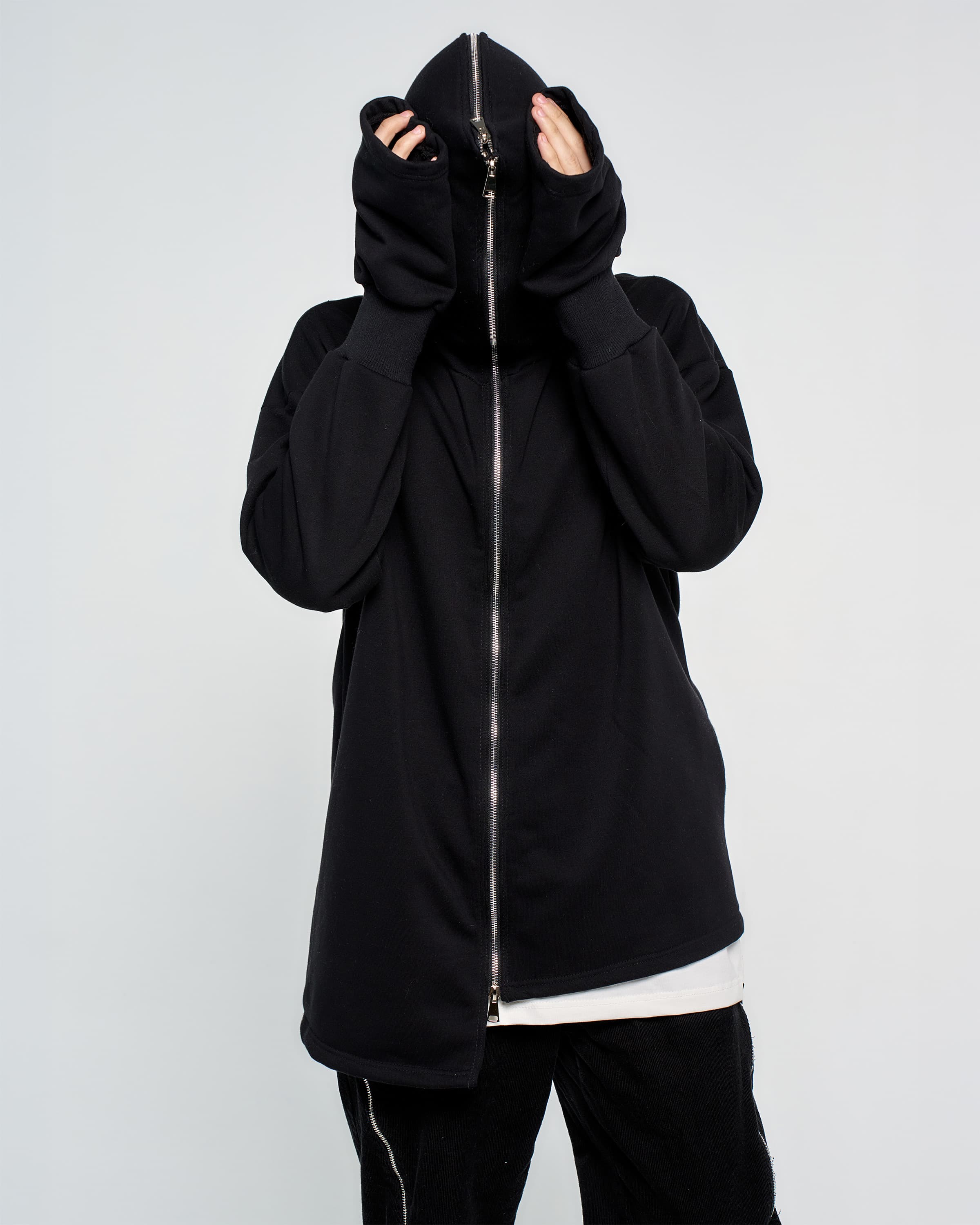 RRC ASYMMETRIC ZIP HOODIE