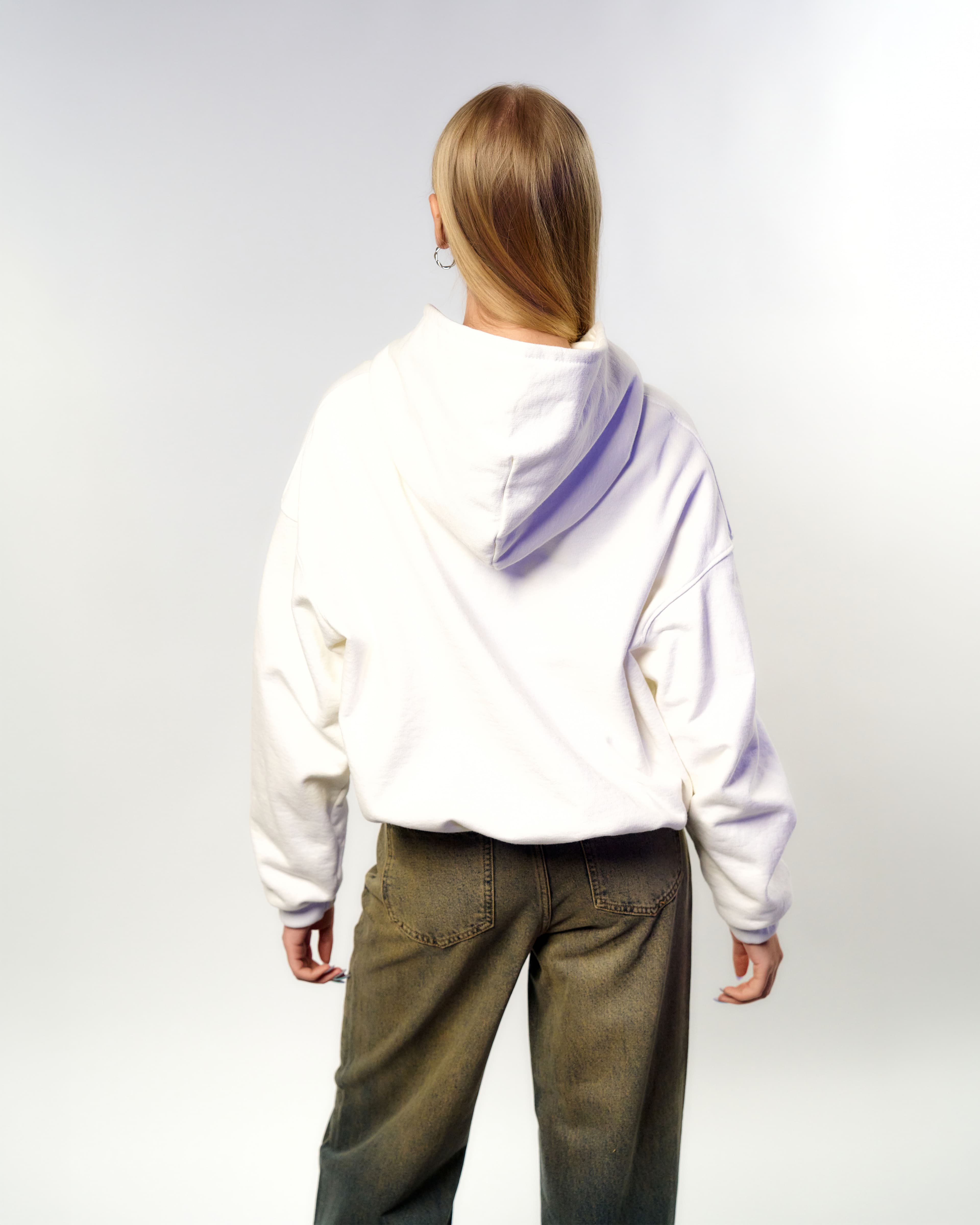 RRC CREST CROPPED ZIP HOODIE