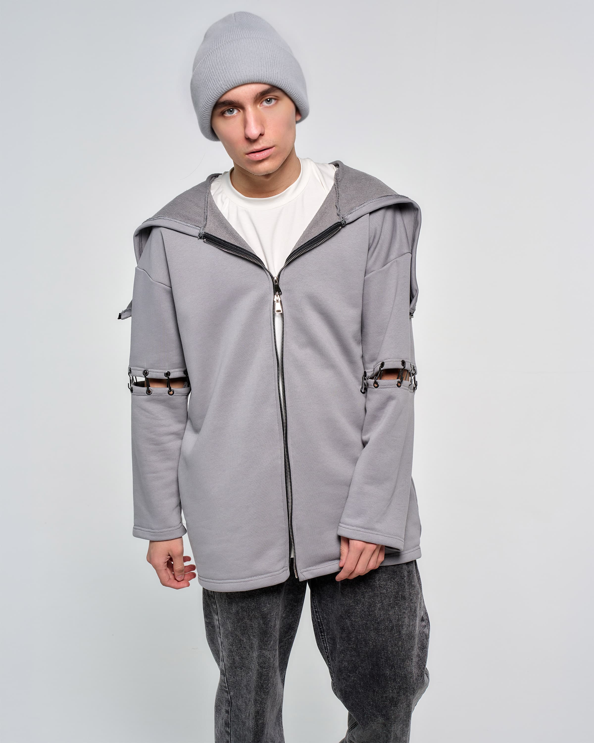 RRC EXTENDED SLEEVE ZIP HOODIE